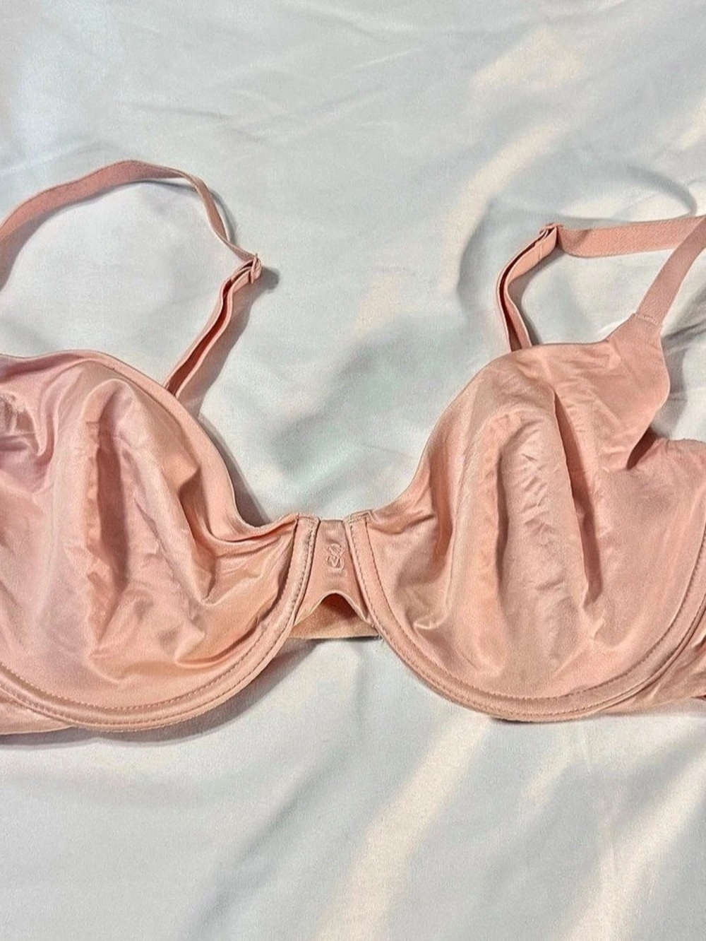 Victoria's Secret Unlined Semi Demi Bra Pink 34DD
